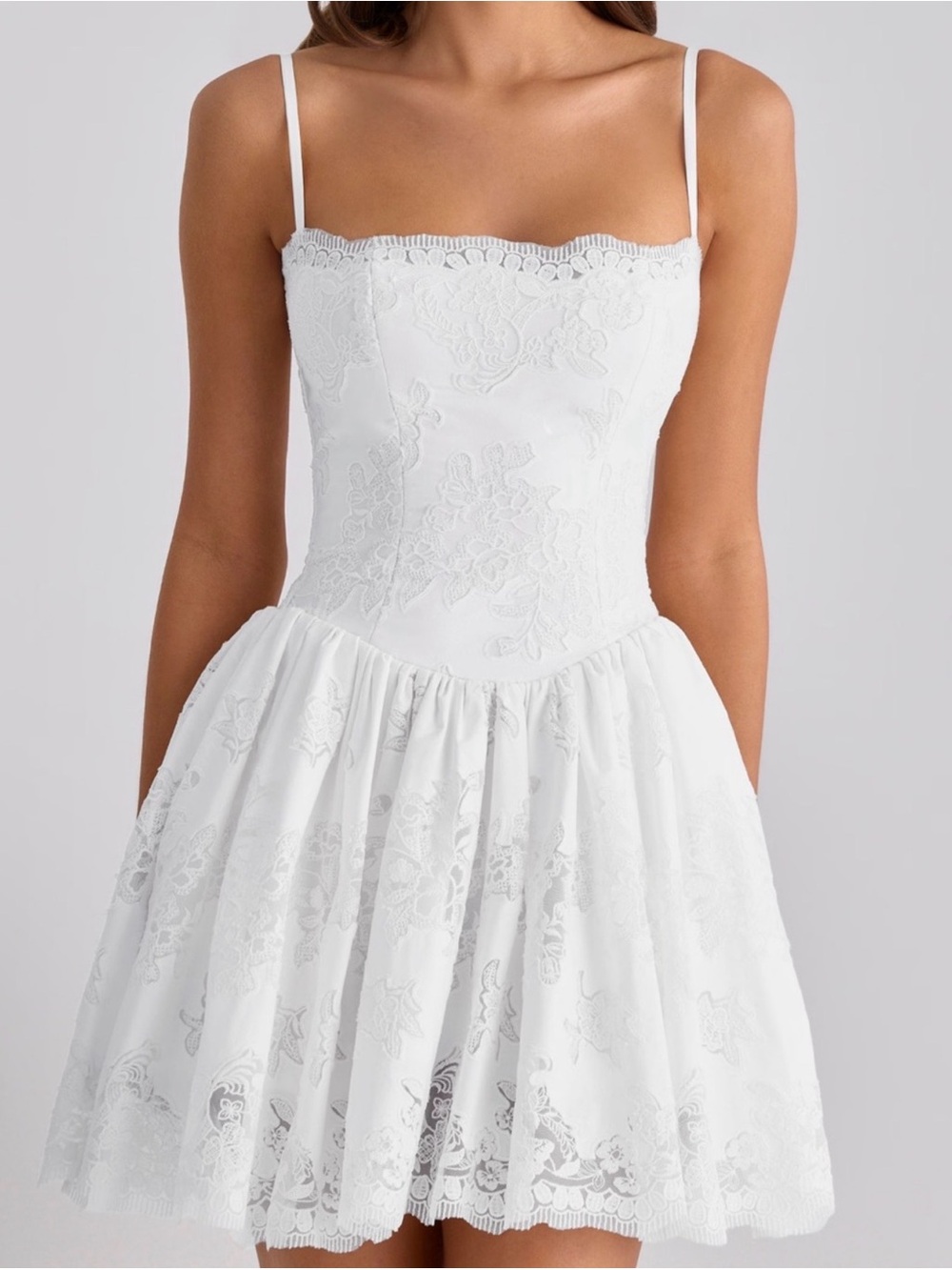 House of CB Chloe Mini White Dress